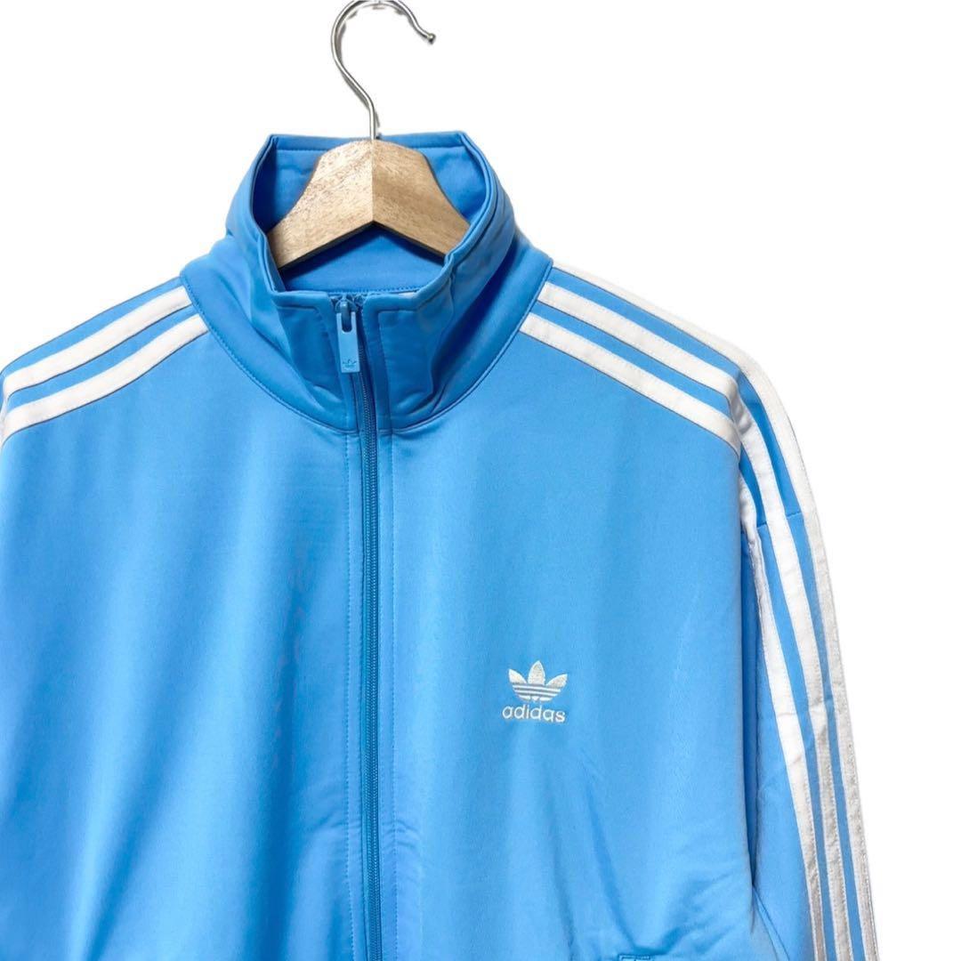 虎之助 アディダス ファイヤーバード トラックトップ セミブルー L