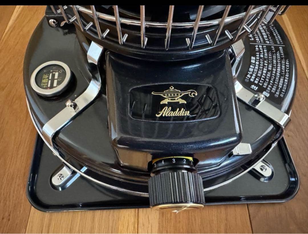 【美品】アラジン 石油ストーブ ブルーフレーム BF3912-K ブラック