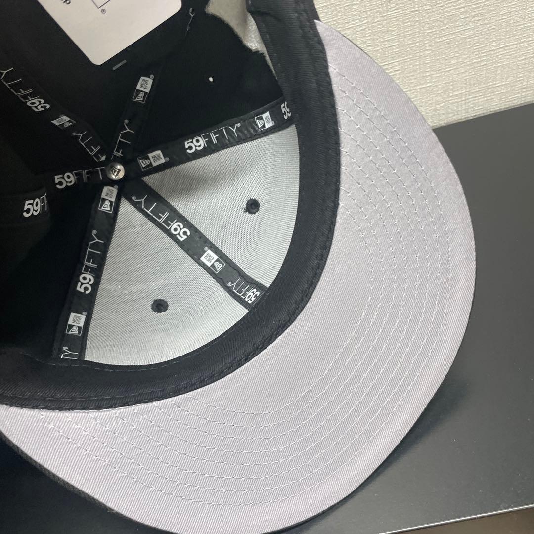 t*2様 ニューエラ✖️ シュプリーム　黒キャップ　7 1/2