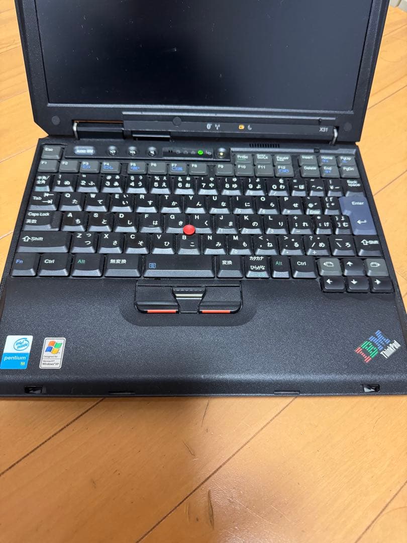 IBM ThinkPad X31 ノートPC 本体 ACアダプター付き