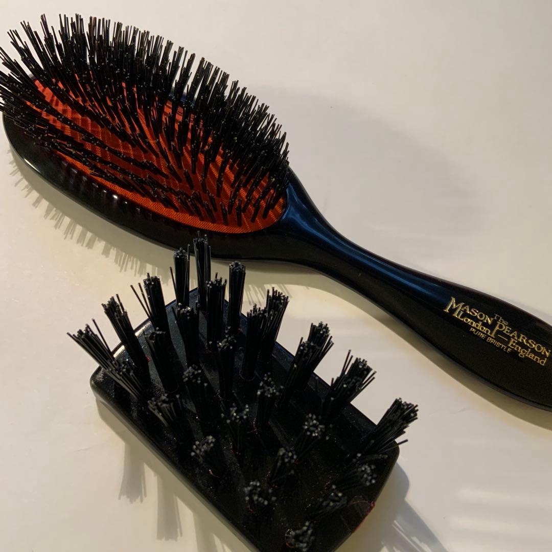 メイソンピアソン ハンディブリッスル 猪毛ヘアブラシ＋クリーニングブラシ