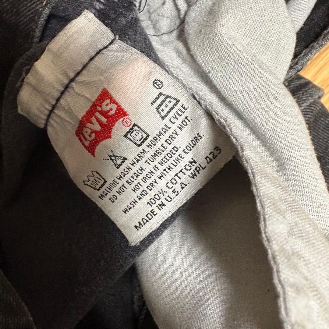 90s リーバイス501 ブラックデニム　USA製