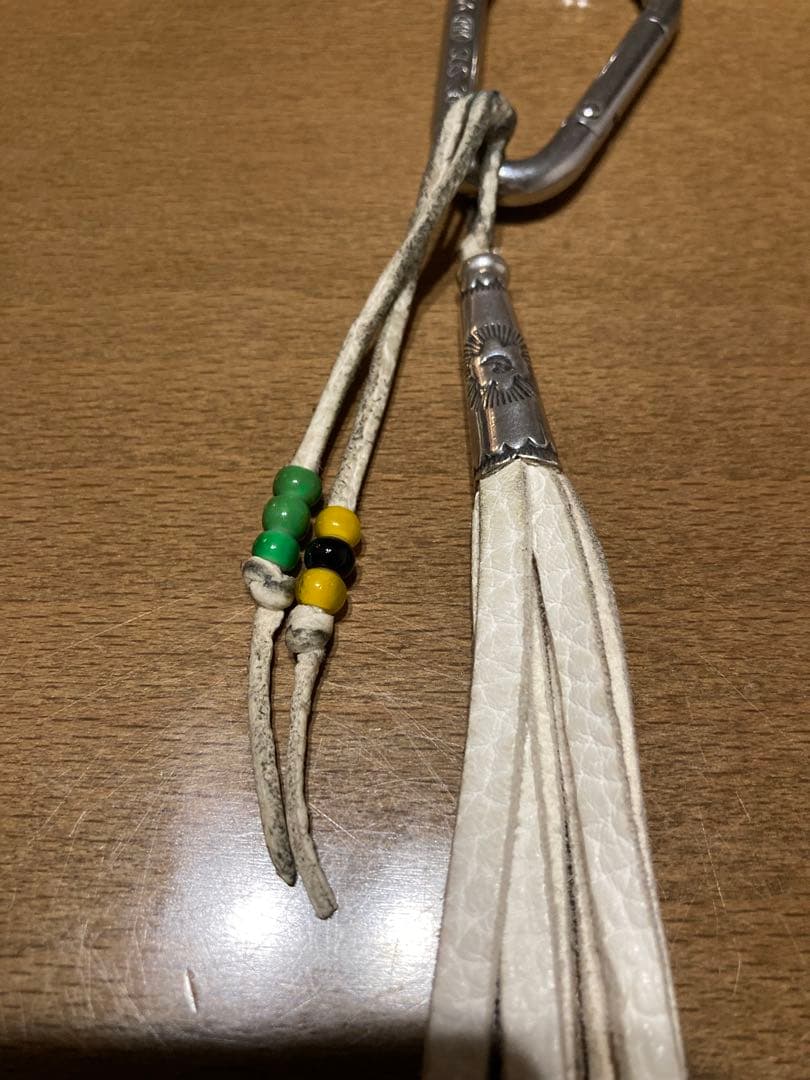 ラリースミス　レザーフリンジ　シルバーパーツ