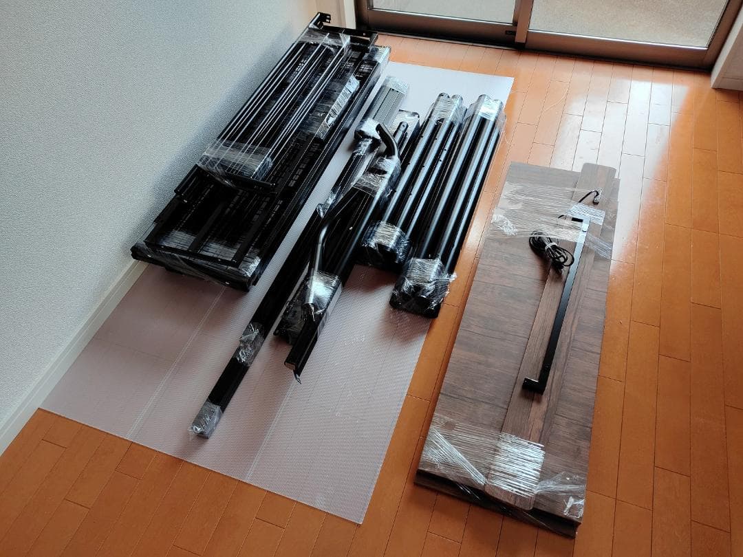 【引き取りのみ】【葛飾区】　ロフトベッド　セミダブル　階段付き　コンセント有