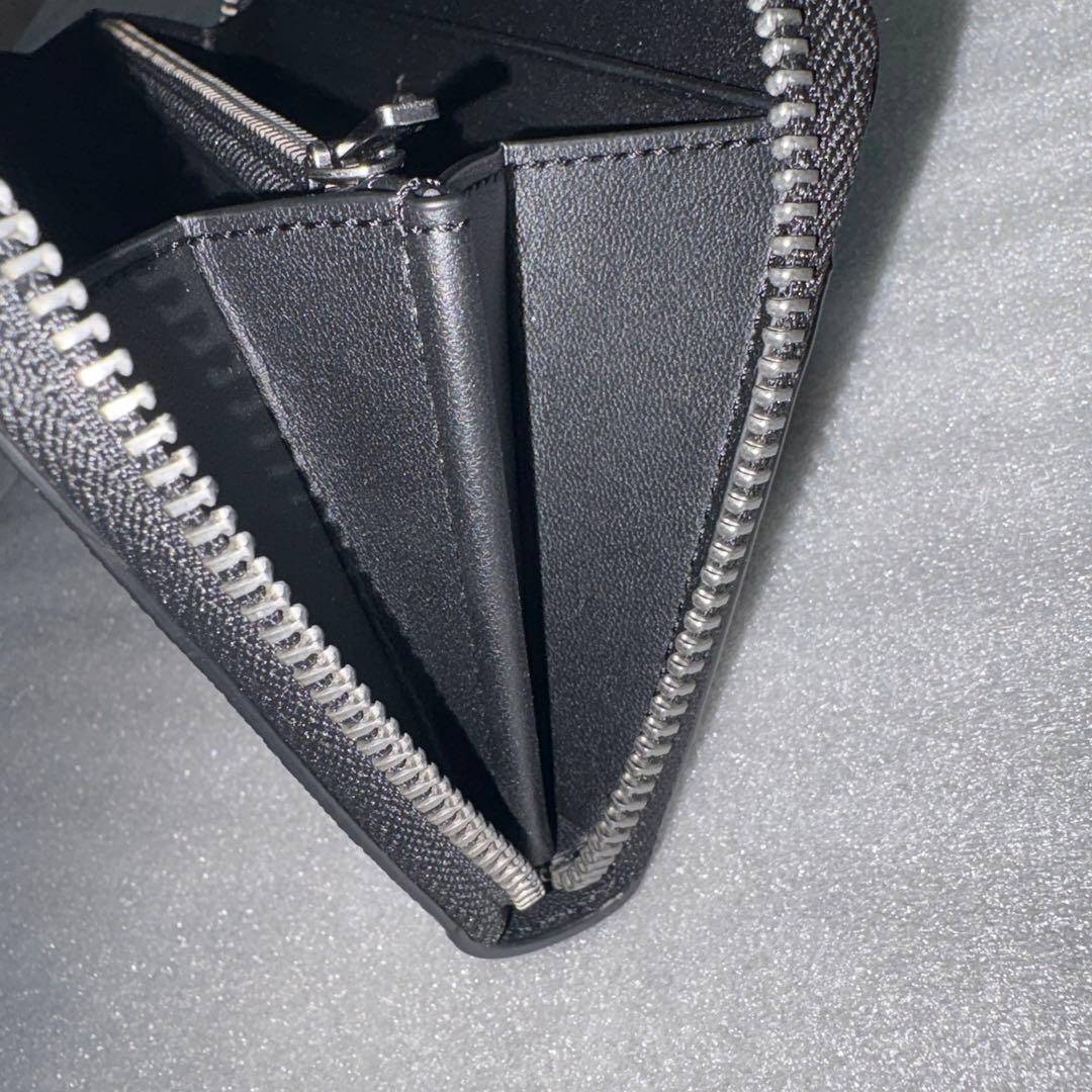 COACH ブラック 長財布 型押しデザイン今なら安くします！