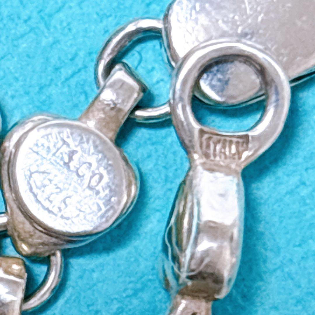 【美品】19cm ティファニー パフハート ブレスレット シルバー925