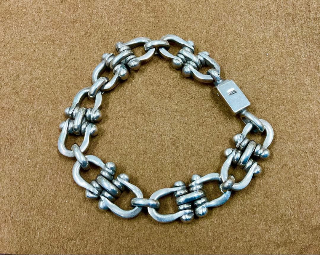 925シルバー リンクチェーンブレスレット