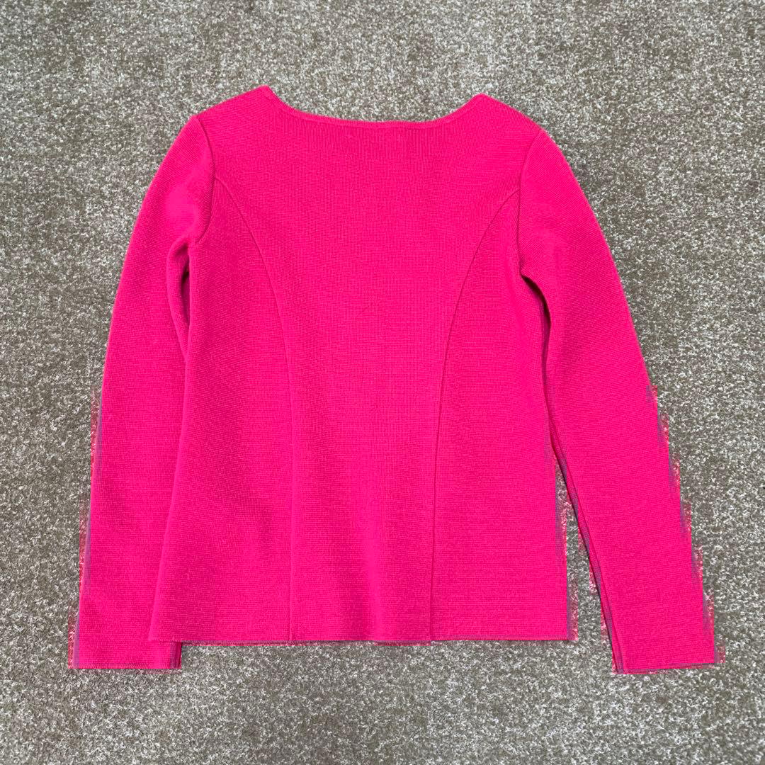 Kay me ケイミー　チェリーピンク　ミラノリブトップス