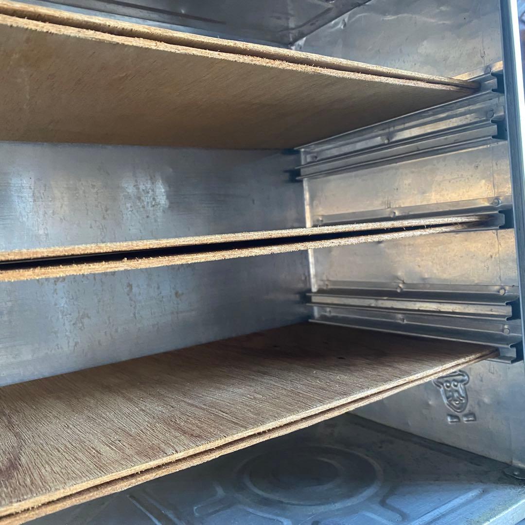 岡持ち　おかもち　横長　大型　昭和レトロ　ヴィンテージ　レトロ　古道具　⑤