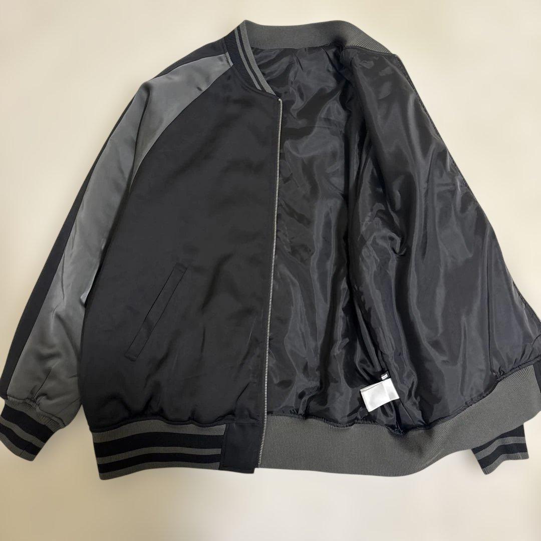 【未使用級 】ellno loset エルノロゼット スカジャン 狼刺繍 L