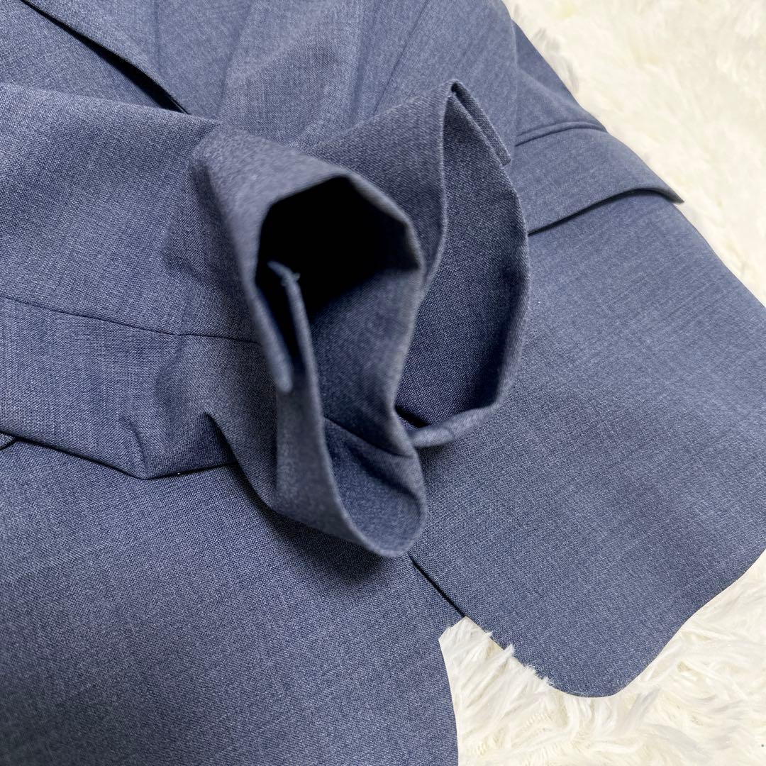 グリーンレーベルリラクシング パンツスーツ　ネイビー　36ノーカラー セット