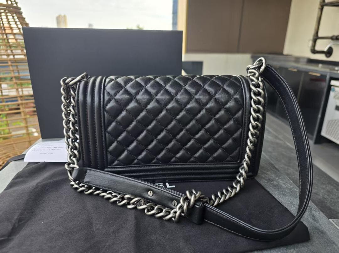 ショルダーバッグ ボーイシャネル ブラック
