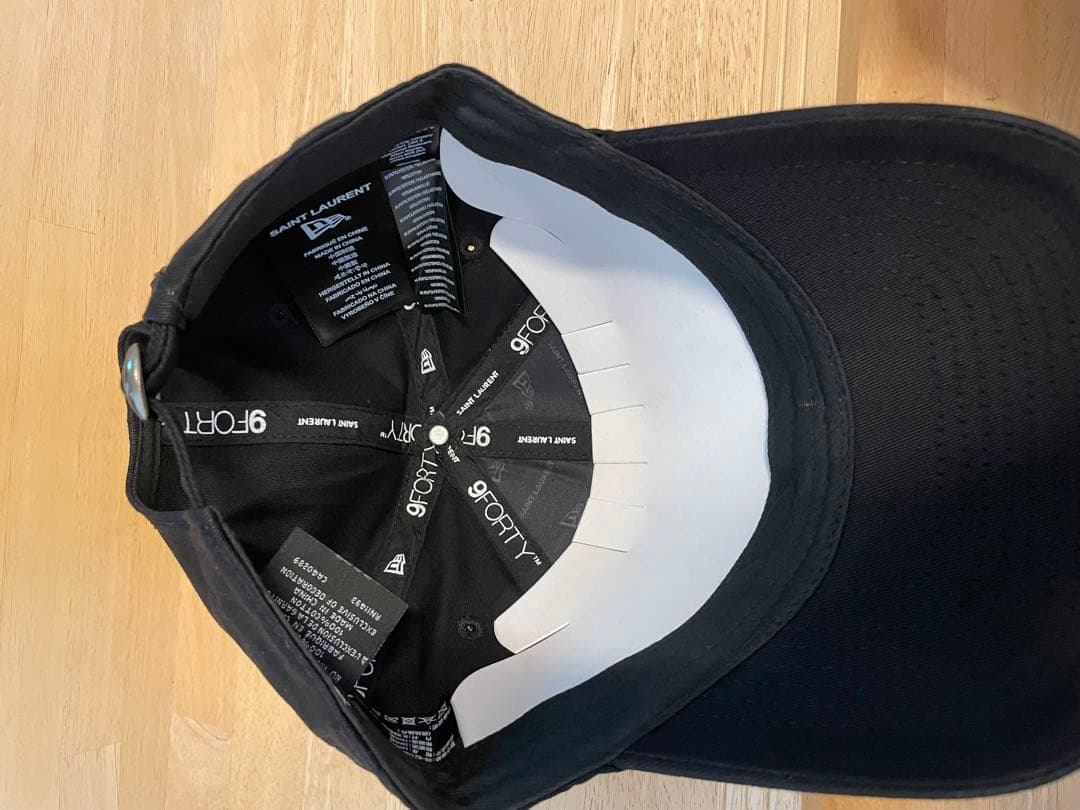 YSL ブラック 黒　ベースボール　キャップ