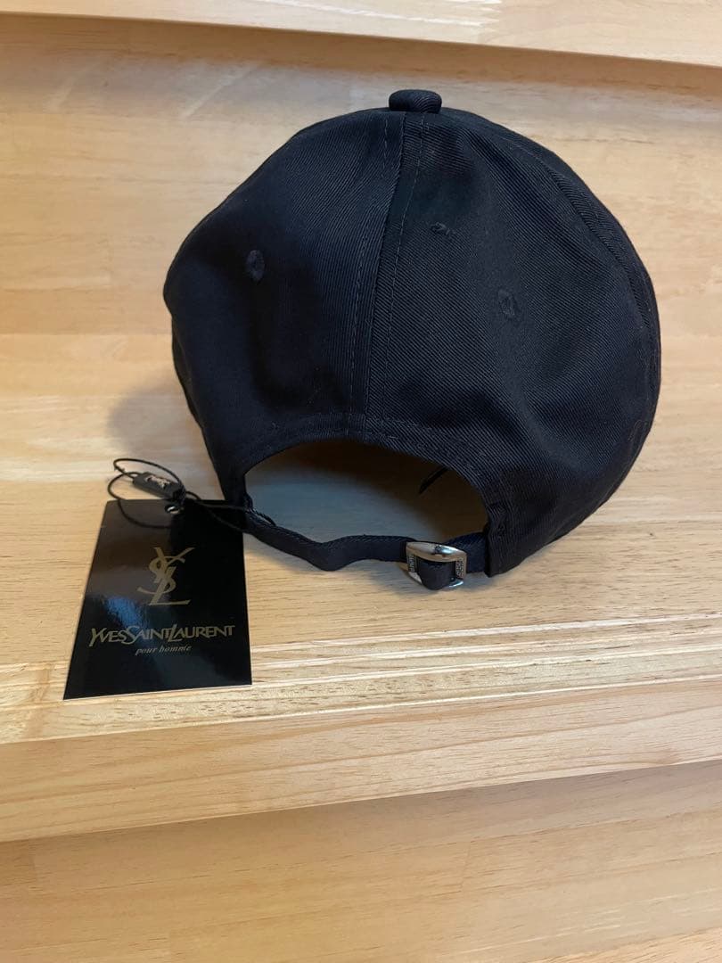 YSL ブラック 黒　ベースボール　キャップ