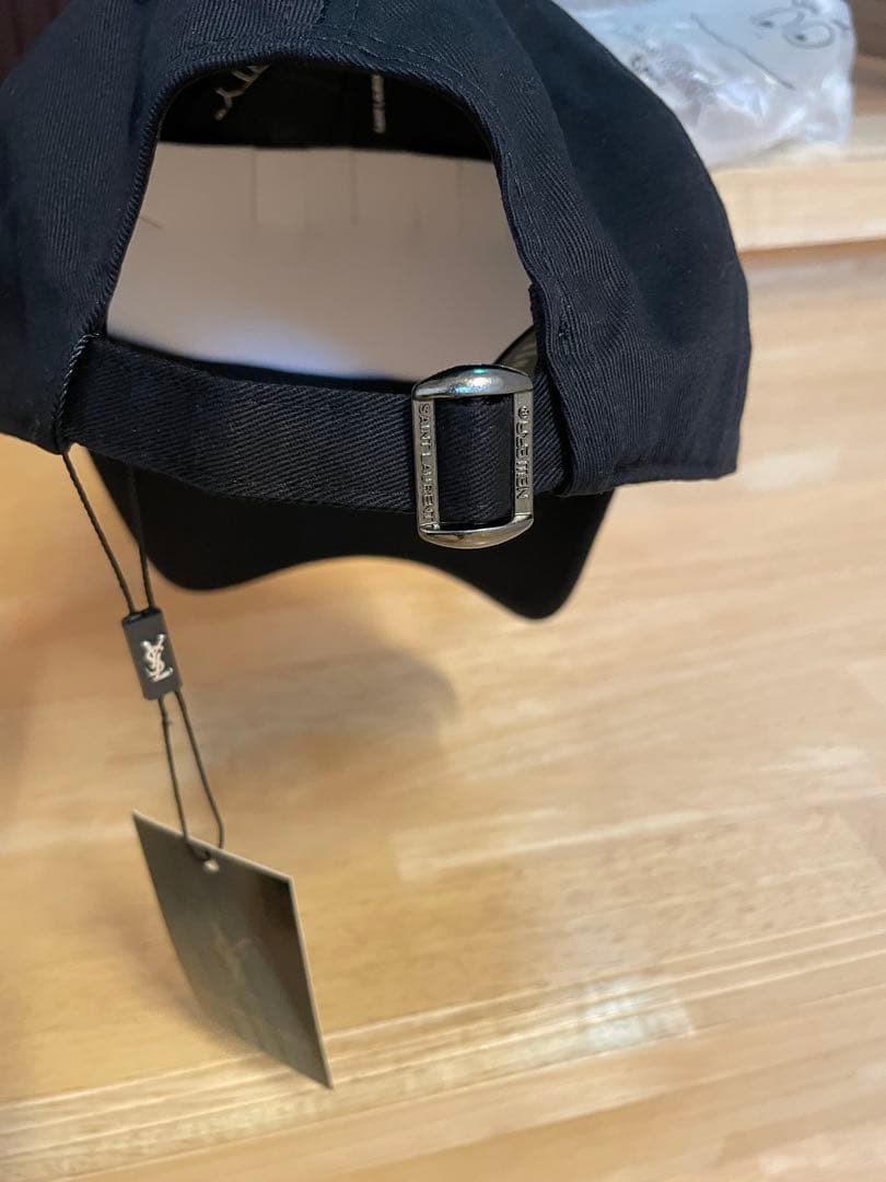 YSL ブラック 黒　ベースボール　キャップ