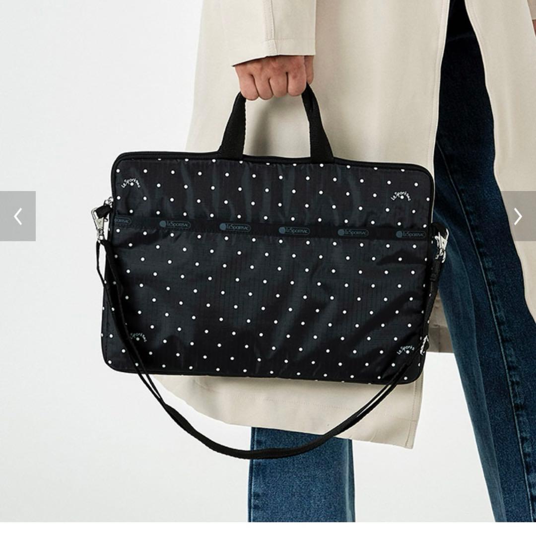 新品未使用　レスポートサック　PCバッグ　タブレットケース　ドット　PCケース