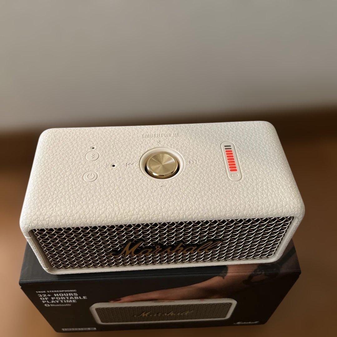 Marshall Emberton III ホワイト　スピーカー