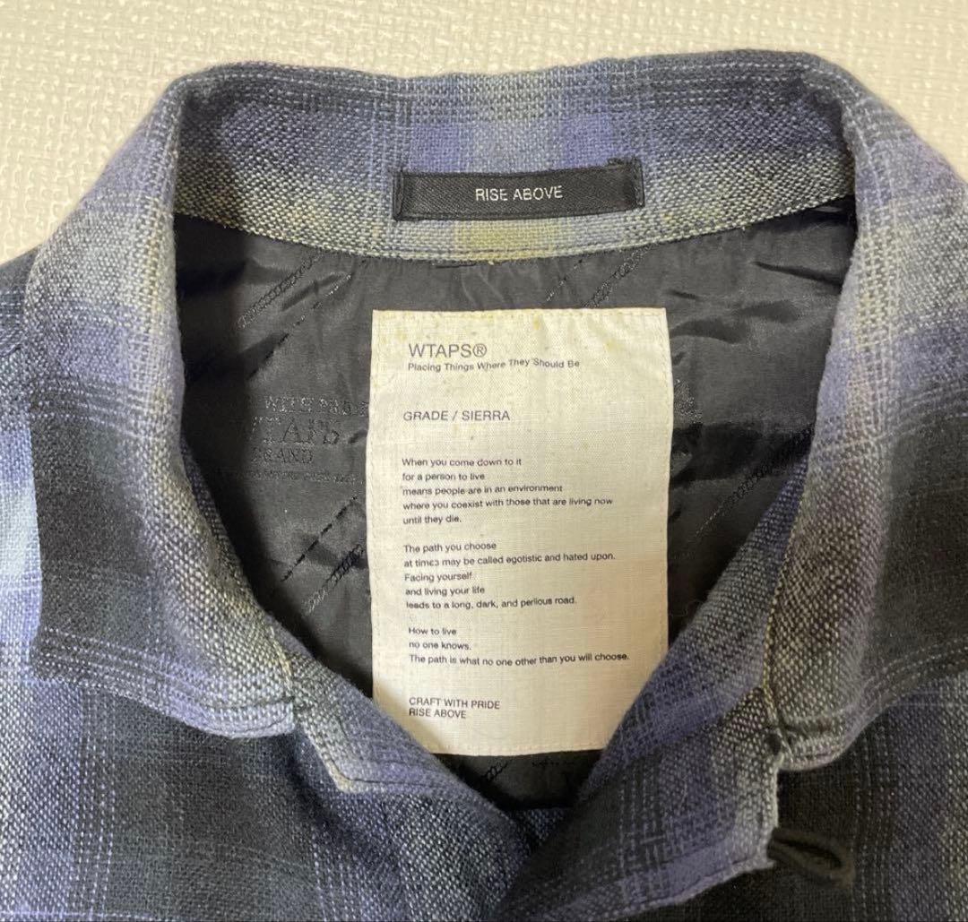 キムタク私物同色同型 Wtaps チェックシャツ Sサイズ