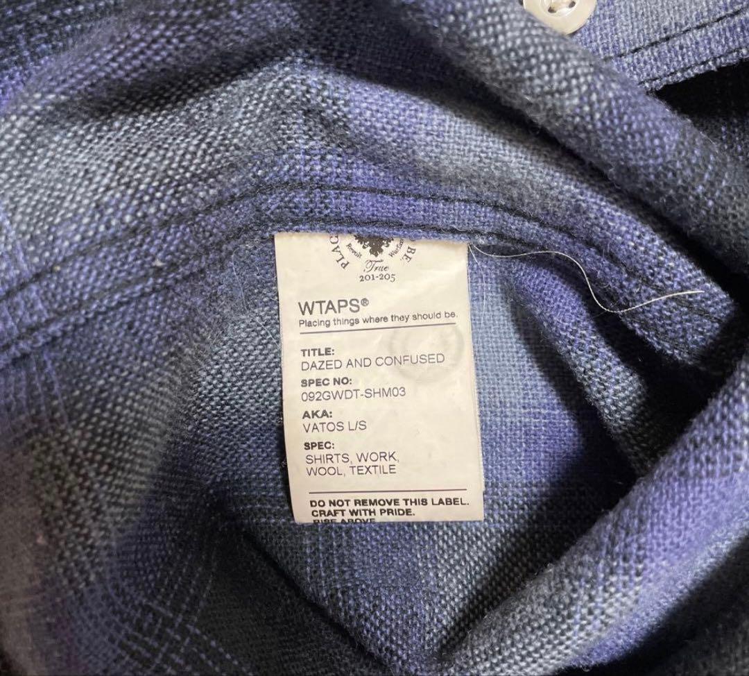 キムタク私物同色同型 Wtaps チェックシャツ Sサイズ