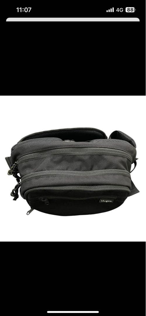 美品 大人気 Hugoo ハグー ヒップシート 抱っこ紐 ショルダーバッグ