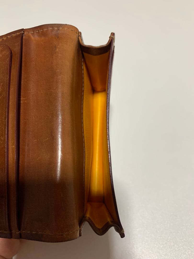 GANZO レザー 名刺入れ 二つ折り