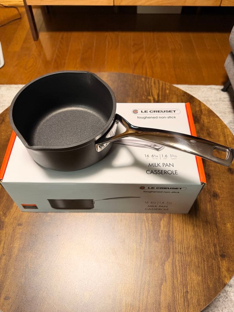 レ・クルーゼ　ミルクパン　16cmとレ・クルーゼ 28cm フライパン　蓋付き