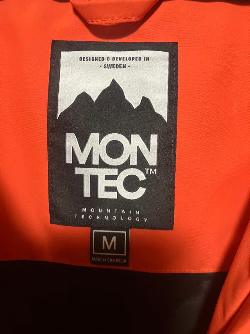 MONTEC モンテック　スノーボード　スキー　ジャケット ウェア　オレンジ　L