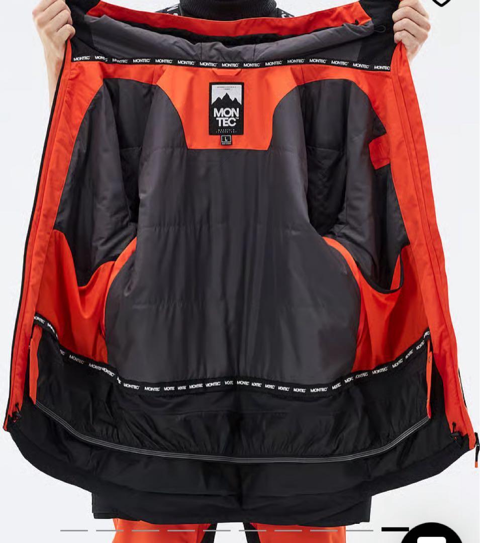 MONTEC モンテック　スノーボード　スキー　ジャケット ウェア　オレンジ　L