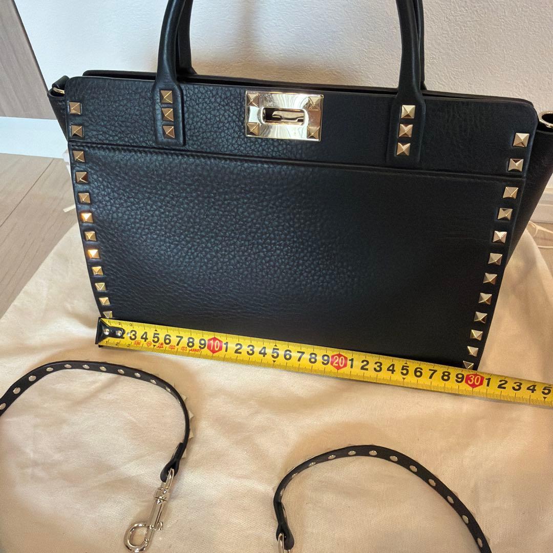 国内ヴァレンティノ購入スタッズ付きハンドバッグ