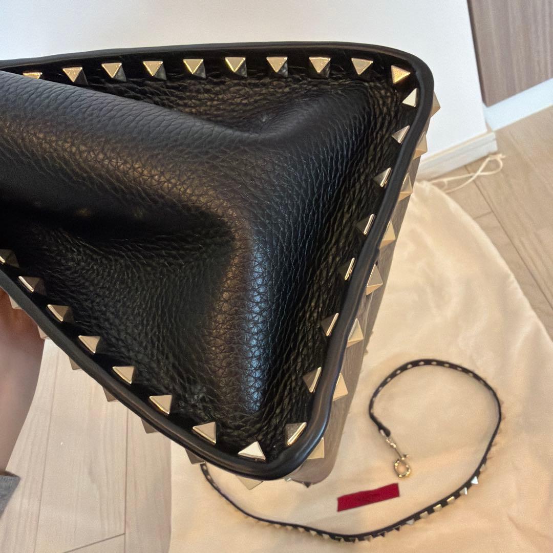 国内ヴァレンティノ購入スタッズ付きハンドバッグ