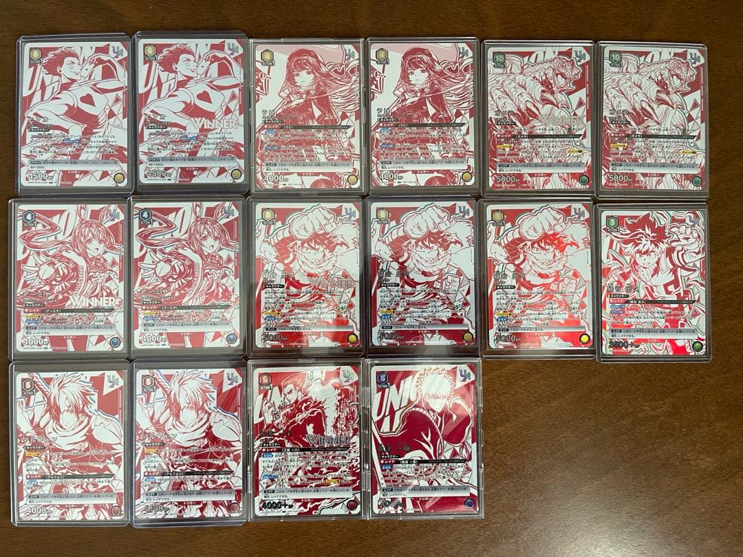 UNION ARENA ユニオンレア・winner16枚セット