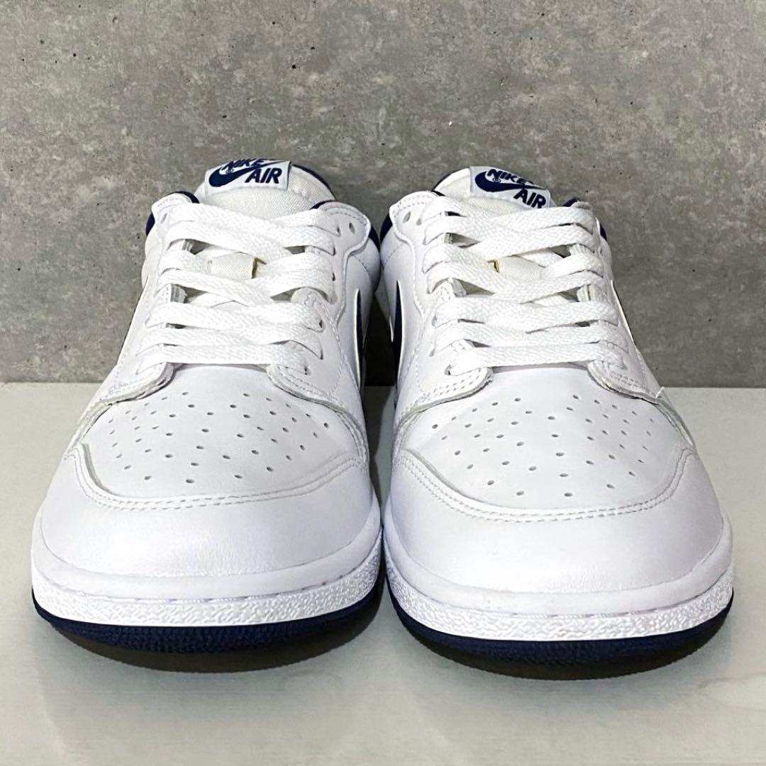 【美品】AIR JORDAN 1 LOW 85 メタリックネイビー US10.5
