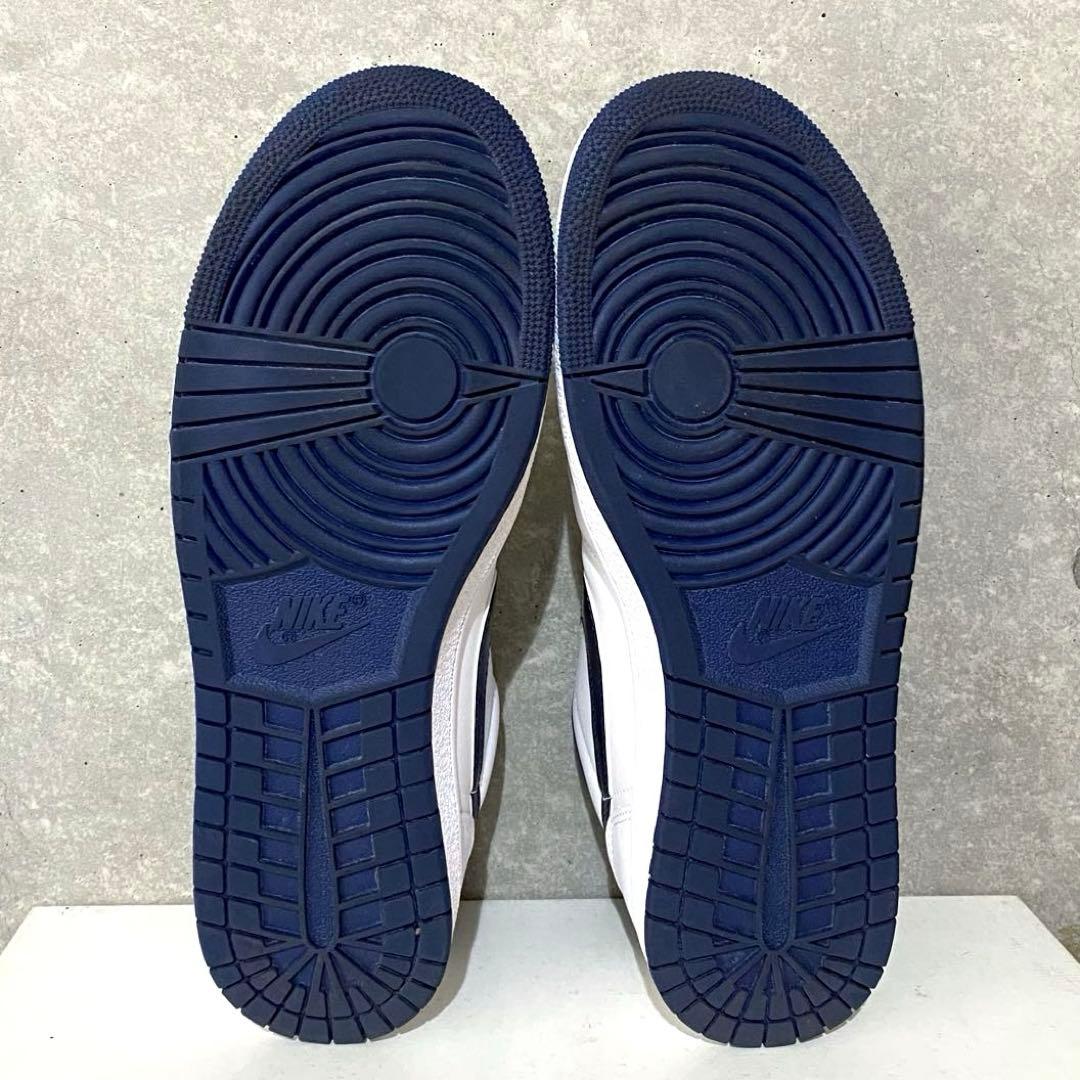 【美品】AIR JORDAN 1 LOW 85 メタリックネイビー US10.5