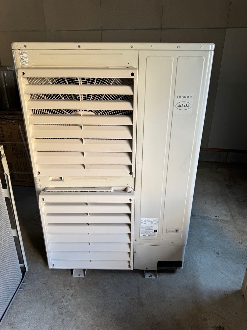 日立 エアコン 室外機12馬力　室内機3馬力✖️4台