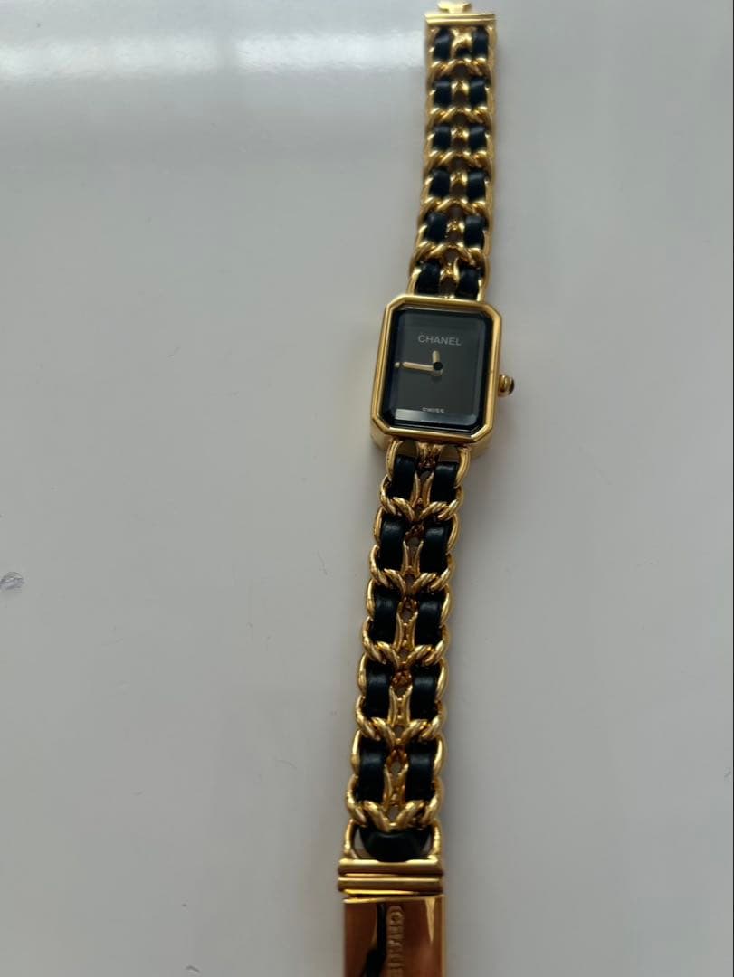 レディース腕時計 ゴールド/ブラック