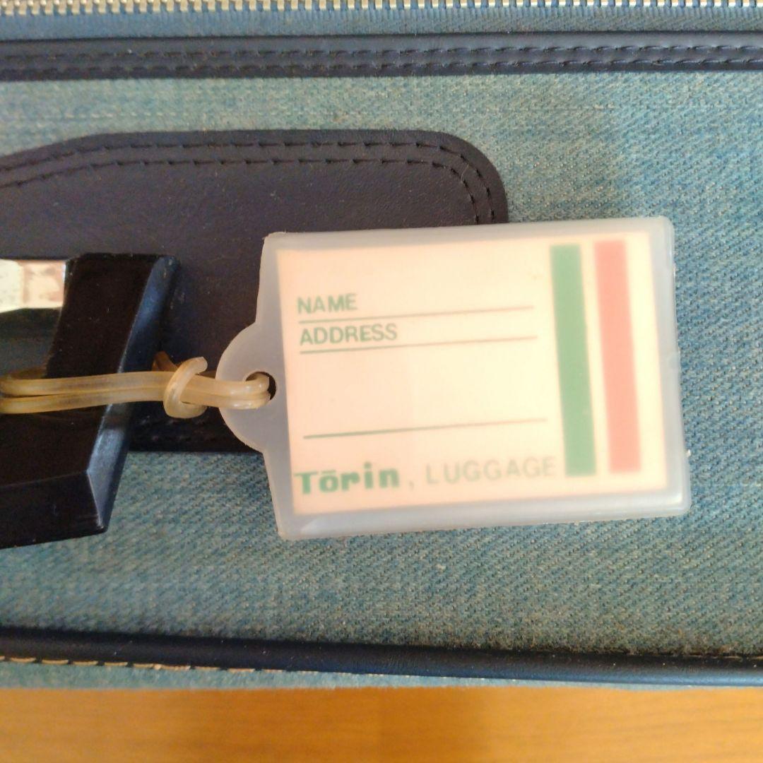 【CANTON】キャリーケース　キャリーバッグ　ボストンバッグ　鍵付　昭和レトロ