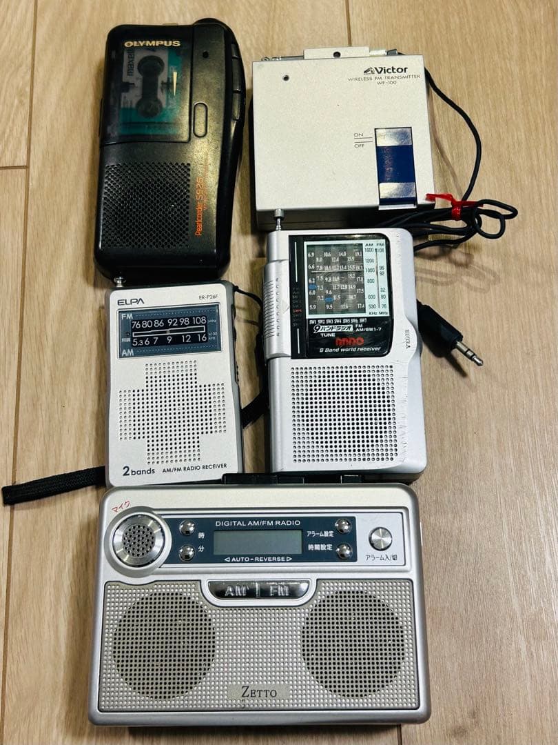 Sony,Panasonic,Victorなどのカセットプレイヤー22個