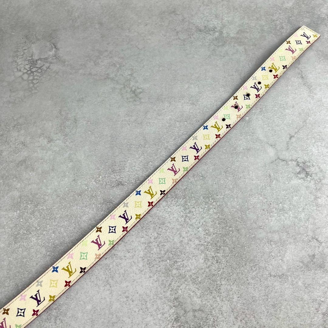 美品 ルイヴィトン サンチュール モノグラム マルチカラー 2way ベルト