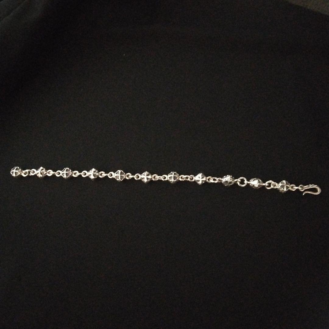 クロスボールリンク ブレスレット シルバー925