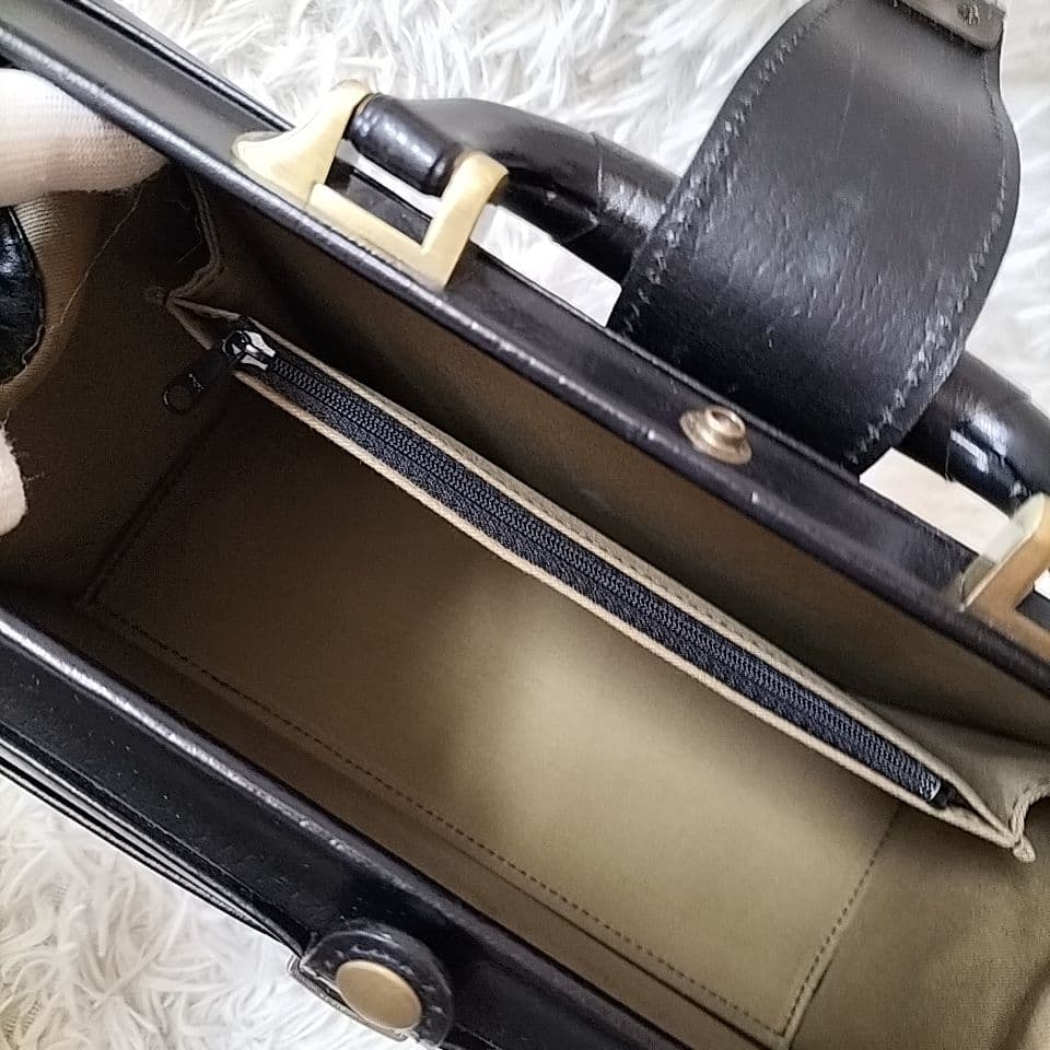 吉田カバン ミニダレスバッグ ビジネスバッグ レザー ブラック