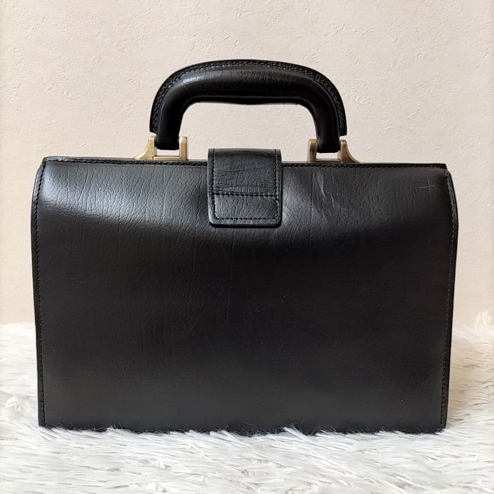 吉田カバン ミニダレスバッグ ビジネスバッグ レザー ブラック