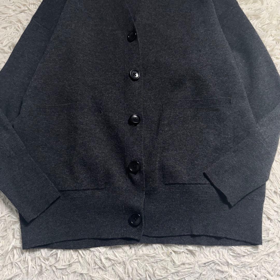 【未使用級】スピックアンドスパン　ダブルジャガードビッグカーディガン　23AW