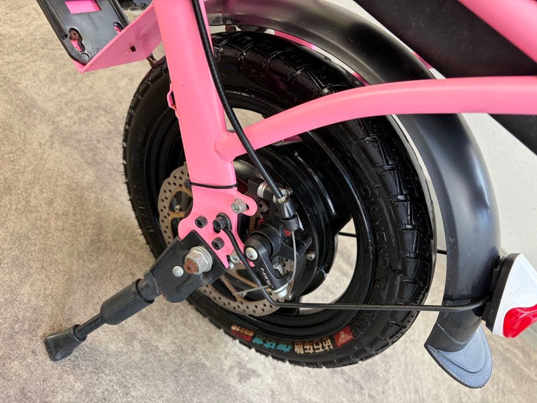 ピンク 折りたたみ 電動アシスト自転車