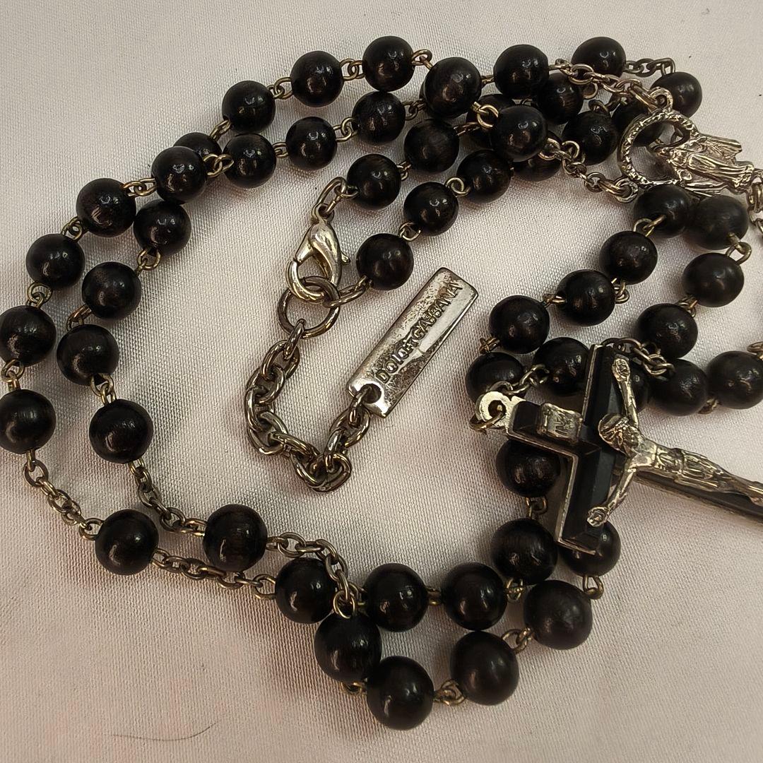 ドルチェ&ガッバーナ　ロザリオ　ネックレス　ベッカム着