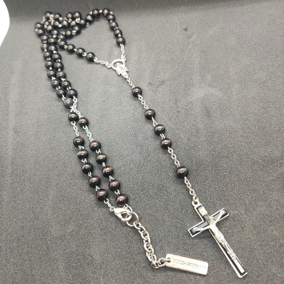 ドルチェ&ガッバーナ　ロザリオ　ネックレス　ベッカム着