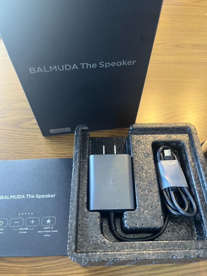 BALMUDA スピーカー_M01A-BK