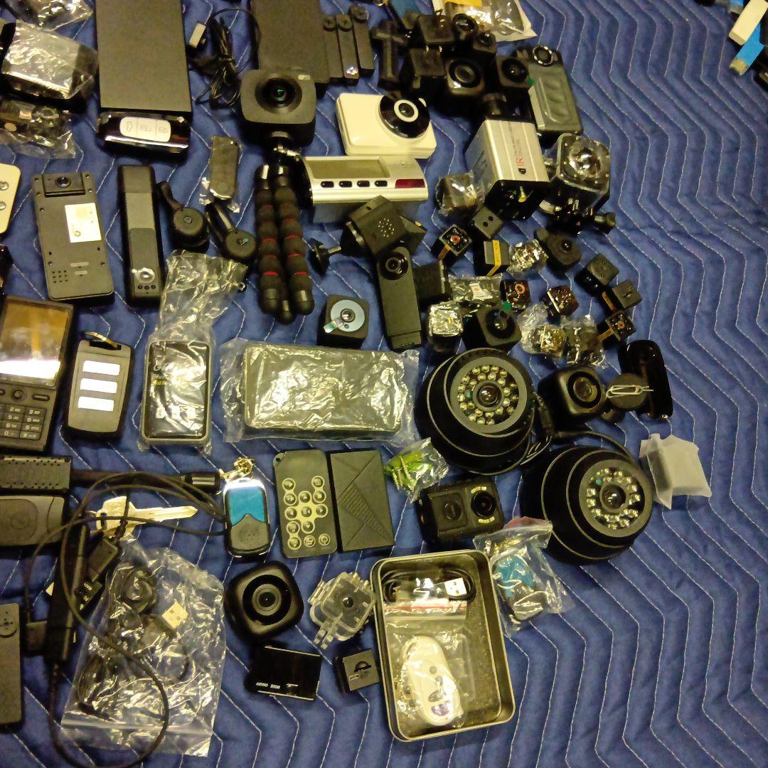 防犯カメラ関連機器セット　80点以上まとめ売り