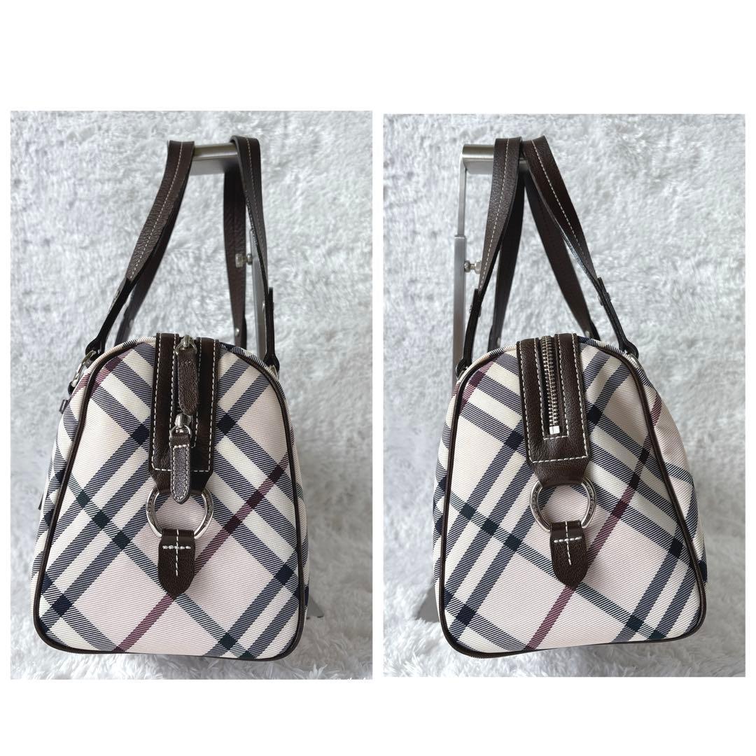 美品✨BURBERRY BLUE LABEL　ミニボストン　ノバチェック　ピンク