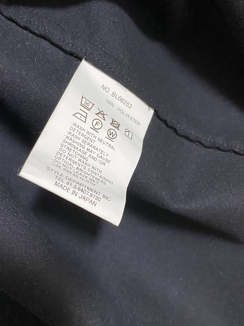 STILL BY HAND フェイクスエードブルゾン　bl06253