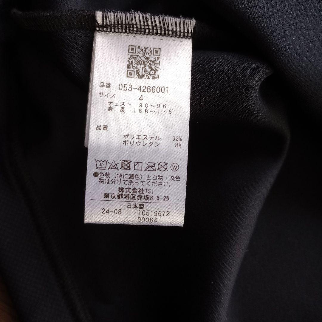 PEARLY GATES メンズシャツ サイズ4 ブラック生地厚め。